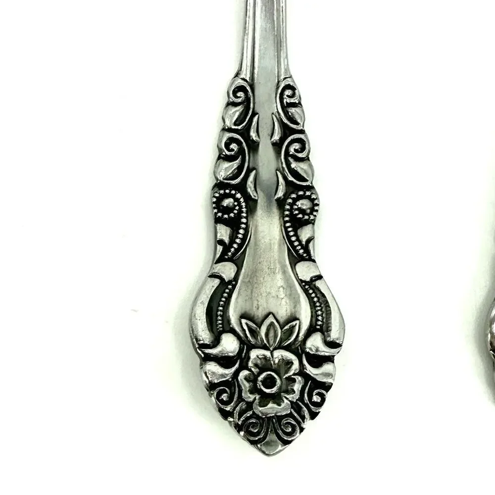 3 Table/Serving Utensils VTG VOISIN FLORAL CONTINENTAL Ladle Butter Knife Spoon